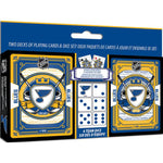 Wholesale St. Louis Blues - 2-Pack Playing Cards & Dice Set