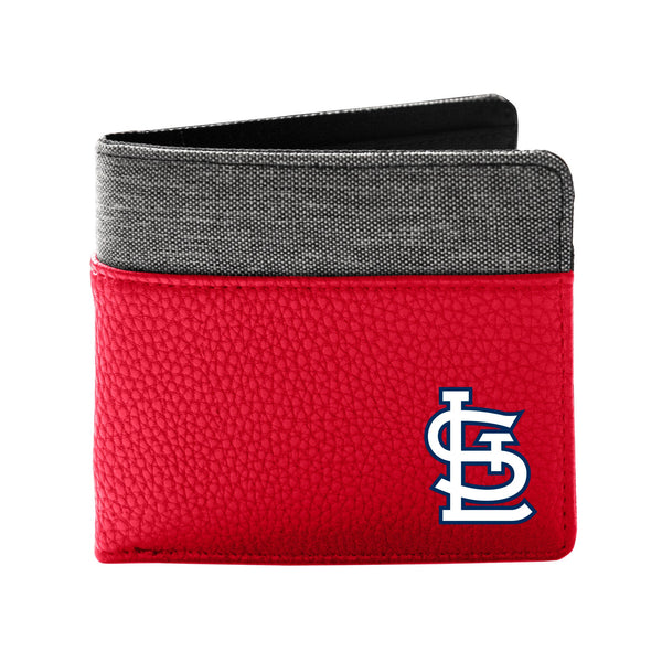 Wholesale St. Louis Cardinals Pebble BiFold Wallet LRED