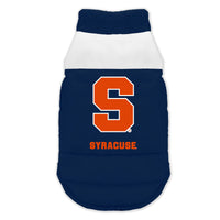 Wholesale Syracuse Orange Pet Parka Puff Vest