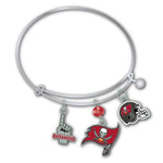 Wholesale Tampa Bay Buccaneers NFL / BRC001 - 3 Charm Bracelet