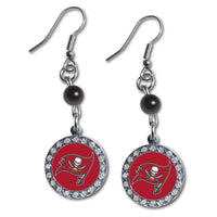 Wholesale Tampa Bay Buccaneers NFL / EAR007 - Rhinestone Dangle Earrings