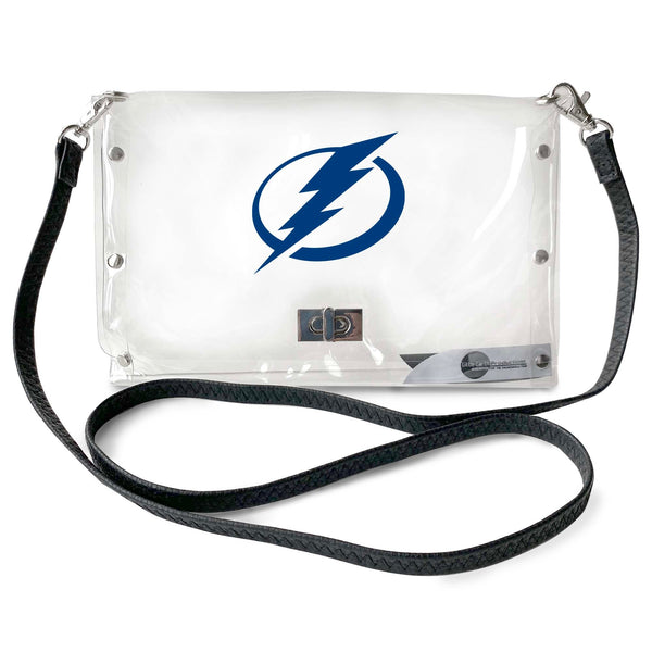 Wholesale Tampa Bay Lightning Clear Envelope Purse STRAP