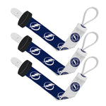 Wholesale Tampa Bay Lightning - Pacifier Clip 3-Pack