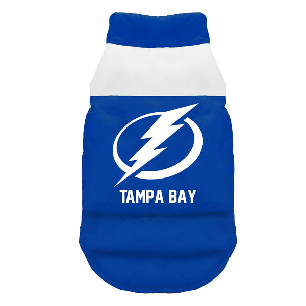 Wholesale Tampa Bay Lightning Pet Parka Puff Vest