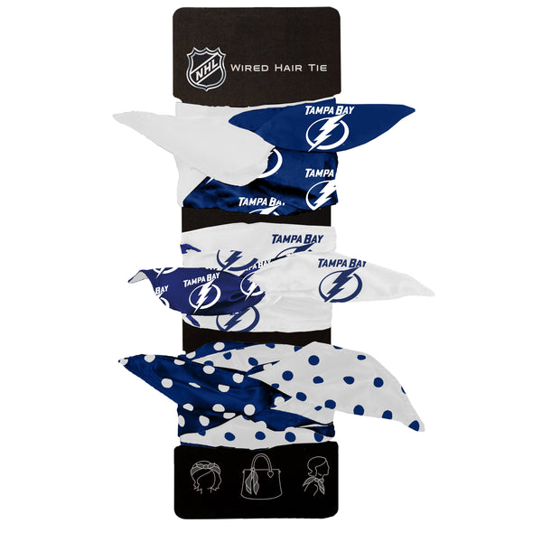 Wholesale Tampa Bay Lightning Wired Hair Tie