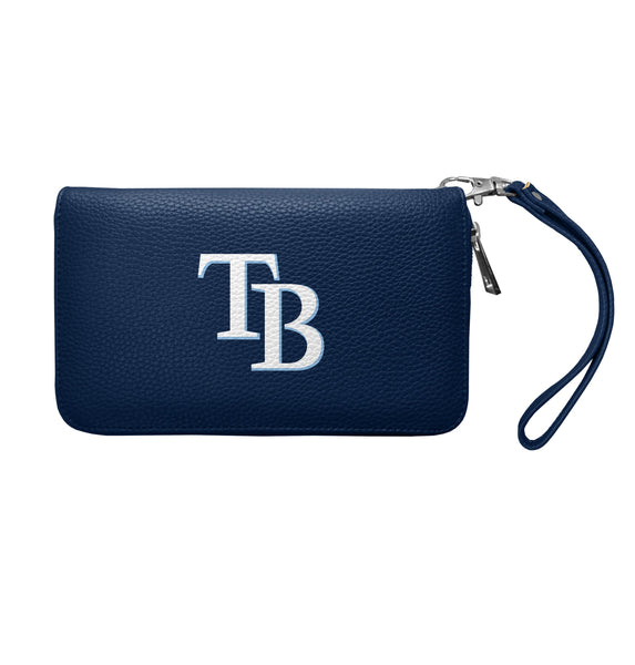 Wholesale Tampa Bay Rays Zip Organizer Wallet Pebble Navy