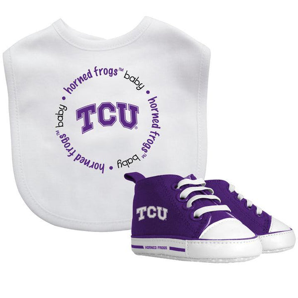 Wholesale TCU Horned Frogs - 2-Piece Baby Gift Set