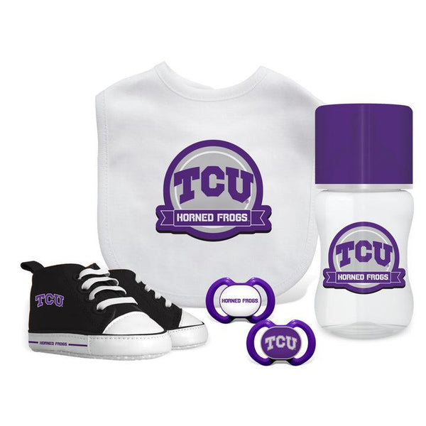 Wholesale TCU Horned Frogs - 5-Piece Baby Gift Set