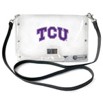 Wholesale TCU Horned Frogs Clear Envelope Purse STRAP