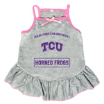 Wholesale TCU Horned Frogs Pet Dress Grey Type - Assorted Sizes
