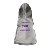 Wholesale TCU Horned Frogs Pet Hooded Crewneck Type TC