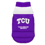 Wholesale TCU Horned Frogs Pet Parka Puff Vest