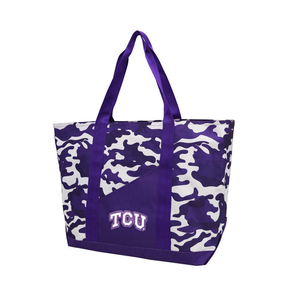 Wholesale TCU Horned Frogs Super-Duty Camo Tote PURP