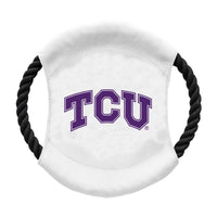 Wholesale TCU Horned Frogs Team Flying Disc Pet Toy