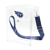 Wholesale Tennessee Titans Clear Ticket Satchel Alt