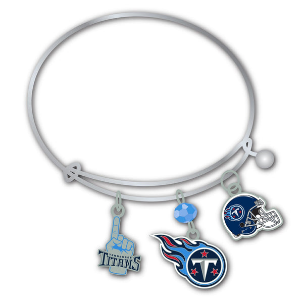 Wholesale Tennessee Titans NFL / BRC001 - 3 Charm Bracelet