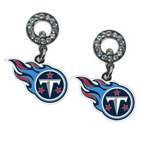 Wholesale Tennessee Titans NFL / EAR006 - Rhinestone Earrings