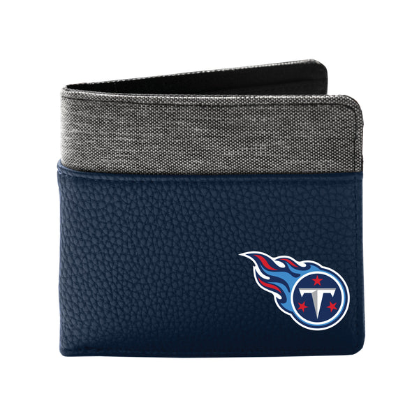 Wholesale Tennessee Titans Pebble BiFold Wallet NAVY