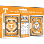 Wholesale Tennessee Volunteers - 2-Pack Playing Cards & Dice Set