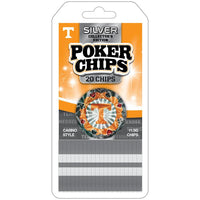 Wholesale Tennessee Volunteers 20 Piece Poker Chips