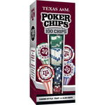 Wholesale Texas A&M Aggies 100 Piece Poker Chips