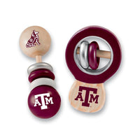 Wholesale Texas A&M Aggies - Baby Rattles 2-Pack