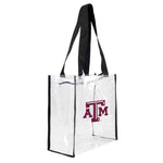 Wholesale Texas A&M Aggies Clear Square Stadium Tote