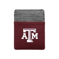 Wholesale Texas A&M Aggies Pebble Front Pocket Wallet MARN