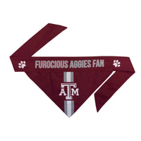 Wholesale Texas A&M Aggies Pet Bandana - Assorted Sizes