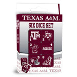 Wholesale Texas A&M Dice Set - 19mm