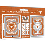 Wholesale Texas Longhorns - 2-Pack Playing Cards & Dice Set