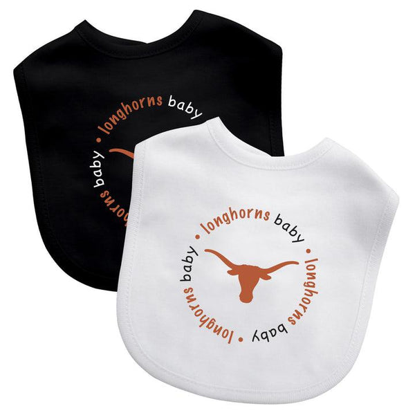 Wholesale Texas Longhorns - Baby Bibs 2-Pack