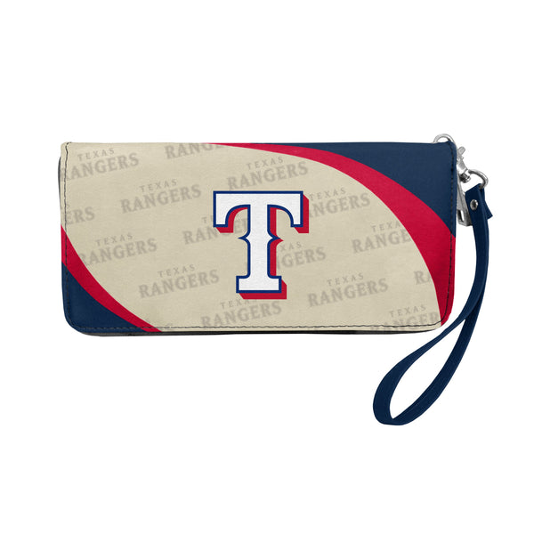 Wholesale Texas Rangers Curve Zip Organizer Wallet