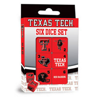 Wholesale Texas Tech Red Raiders Dice Set - 19mm