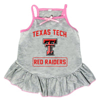 Wholesale Texas Tech Red Raiders Pet Dress Grey Type- Assorted Sizes