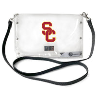 Wholesale USC Trojans Clear Envelope Purse STRAP