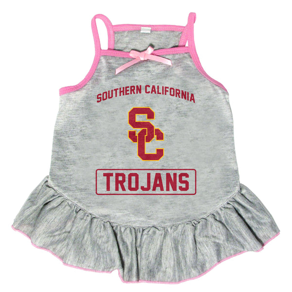 Wholesale USC Trojans Pet Dress Grey Type- Assorted Sizes