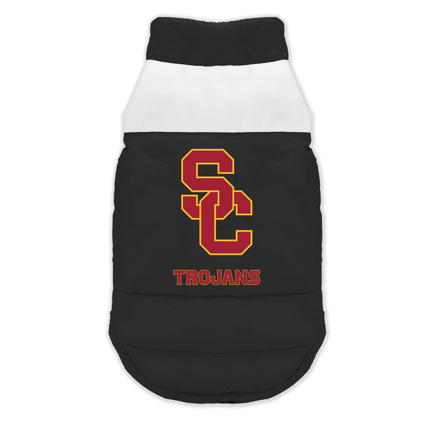 Wholesale USC Trojans Pet Parka Puff Vest