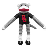 Wholesale USC Trojans Team Sock Monkey Pet Toy