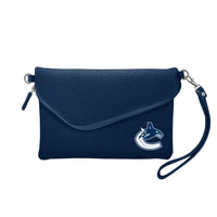 Wholesale Vancouver Canucks Fold Over Crossbody Pebble Navy