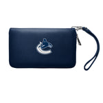 Wholesale Vancouver Canucks Zip Organizer Wallet Pebble Navy