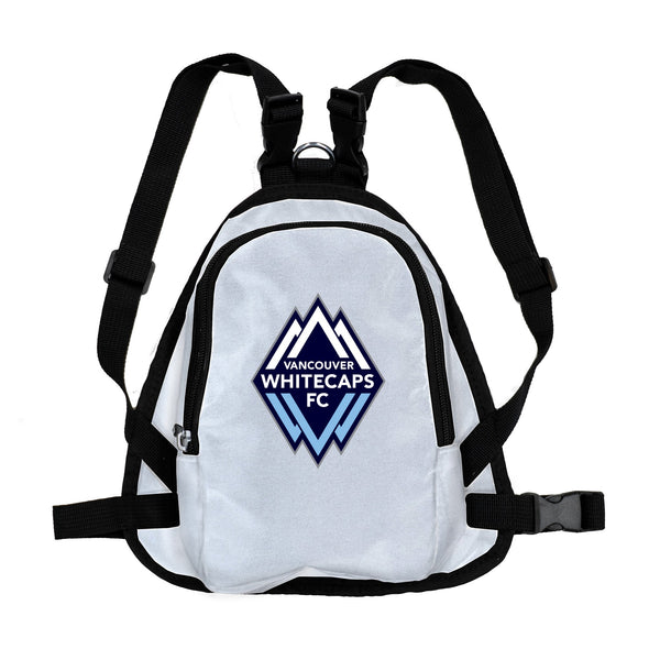 Wholesale Vancouver White Caps Pet Mini Backpack WHTE M