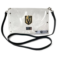 Wholesale Vegas Golden Knights Clear Envelope Purse STRAP
