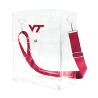 Wholesale Virginia Tech Clear Ticket Satchel Alt
