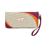 Wholesale Virginia Tech Curve Zip Organizer Wallet