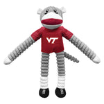 Wholesale Virginia Tech Team Sock Monkey Pet Toy