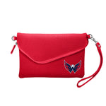 Wholesale Washington Capitals Fold Over Crossbody Pebble Light Red