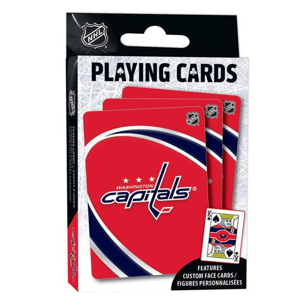 Wholesale Washington Capitals Playing Cards - 54 Card Deck