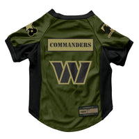 Wholesale Washington Commanders Valor Pet Stretch Jersey