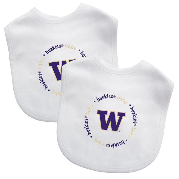 Wholesale Washington Huskies - Baby Bibs 2-Pack